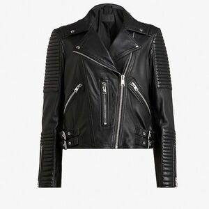 All Saints Papin Lamb Leather Biker Jacket